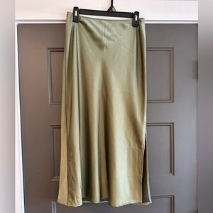 Old Navy Sage Green Maxi Skirt